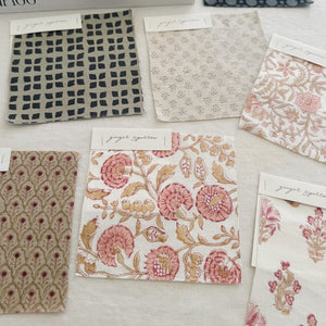 Sita Ivory - Blush, Tan Textile