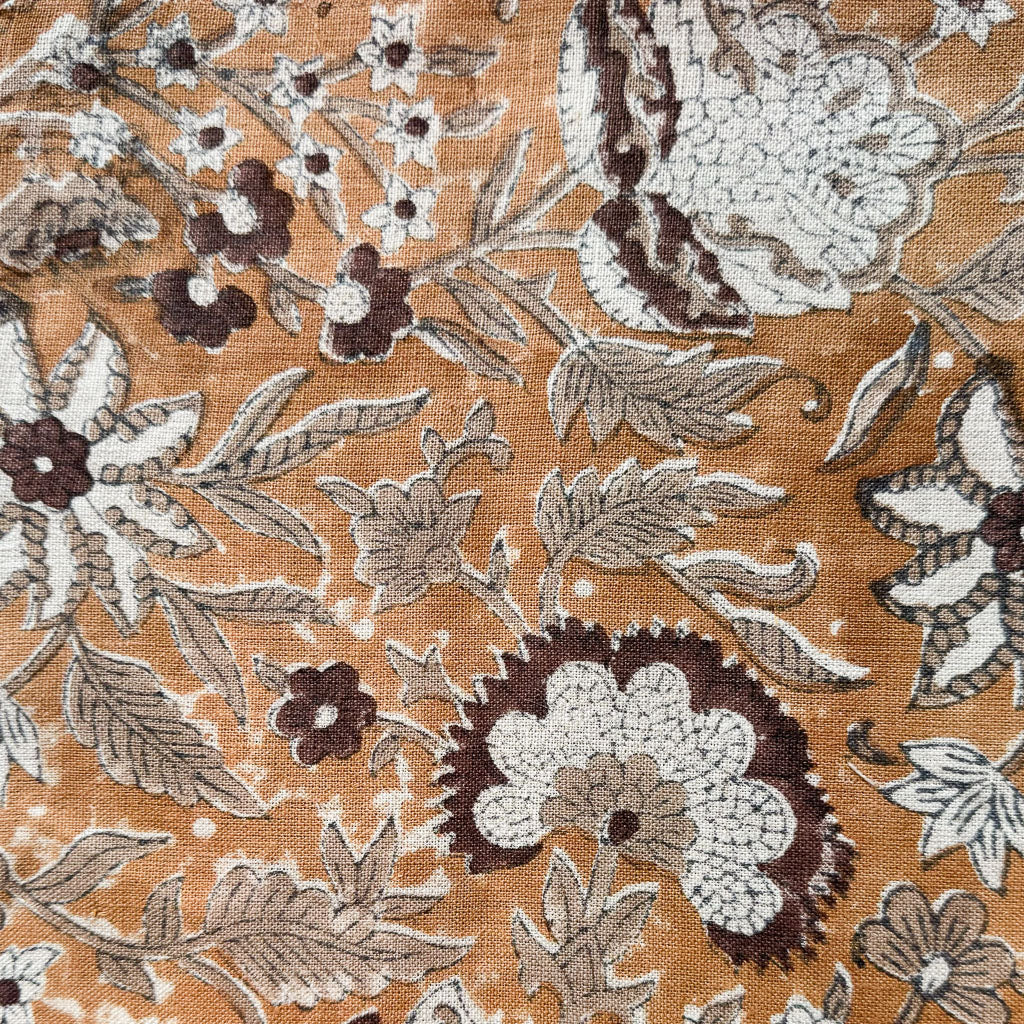 Narasi Natural - Ochre, Mocha Textile