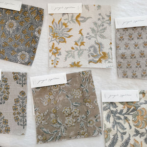 Simar Dhurrie Ivory - Cement, Fawn Textile