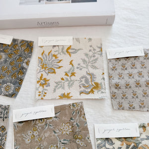 Simar Dhurrie Ivory - Cement, Fawn Textile