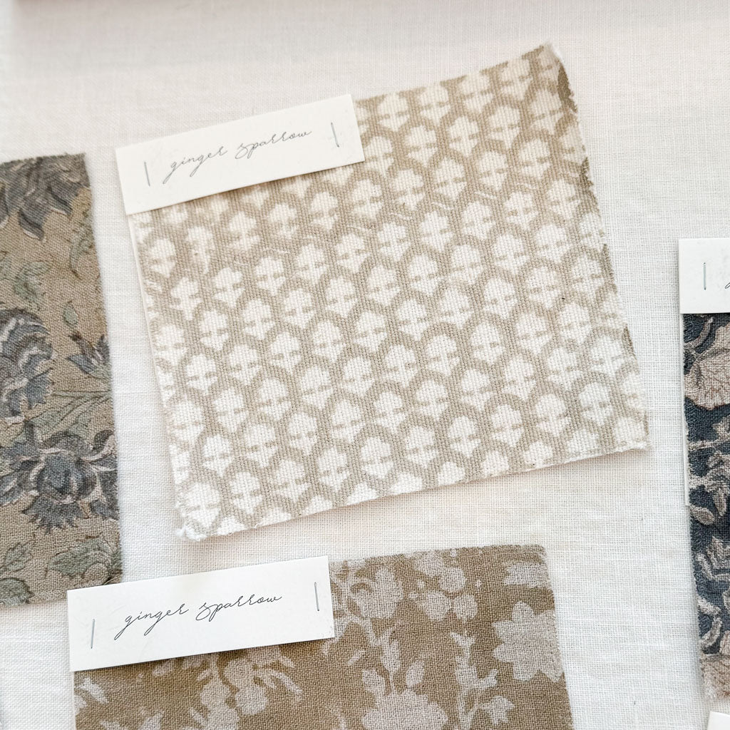 Amera Ivory Textured - Sand Textile