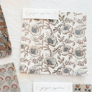 Kota Ivory Textured - Rose, Cement Textile