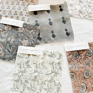 Kota Ivory Textured - Teal, Cement Textile